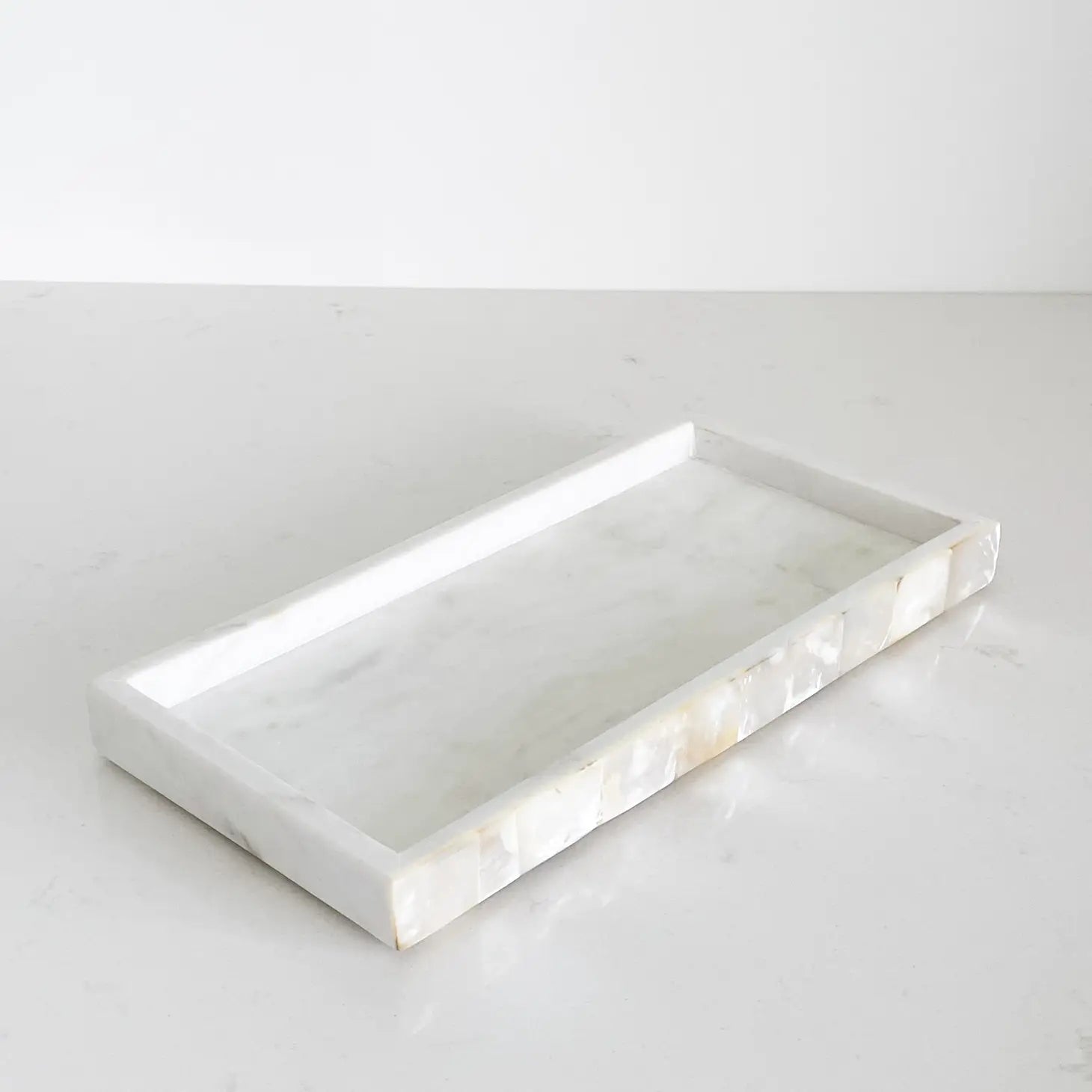 Mother of Pearl Marble Tray