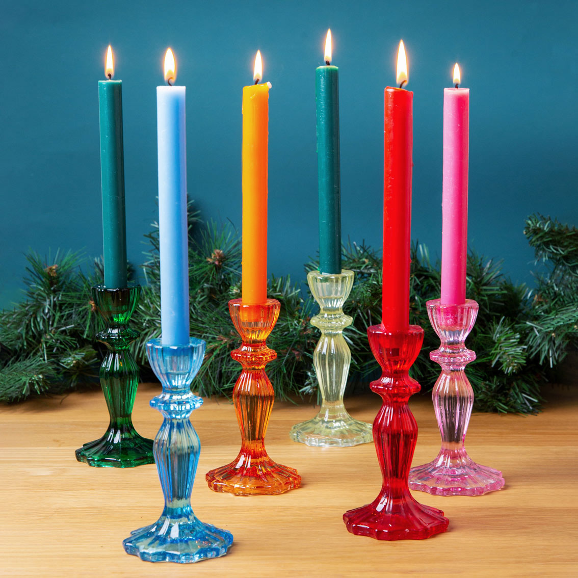 Colorful Candle Holders