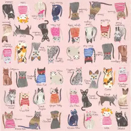 Cool Cats Cocktail Napkin