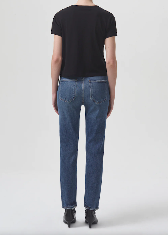 AGOLDE Riley Straight Crop Jeans