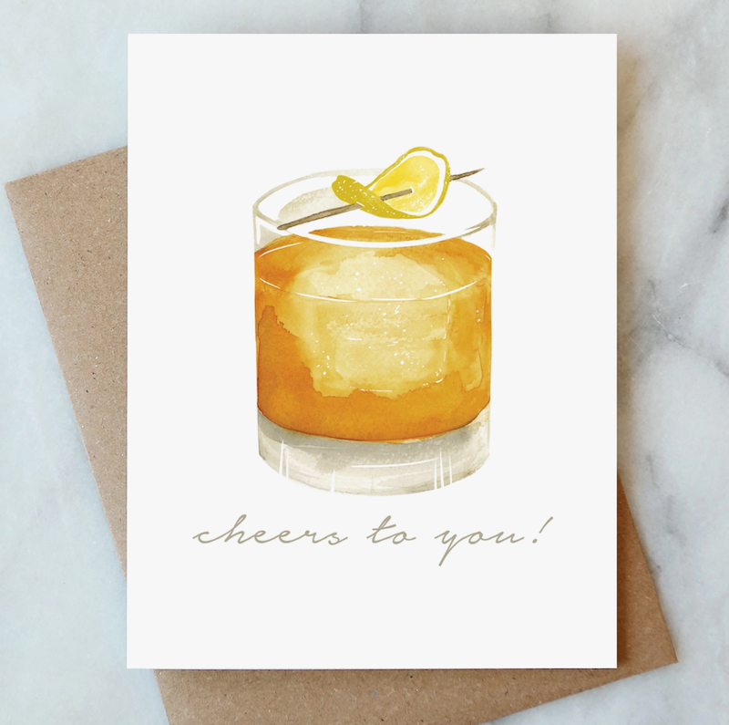 Abigail Jayne Whiskey Cheers Card
