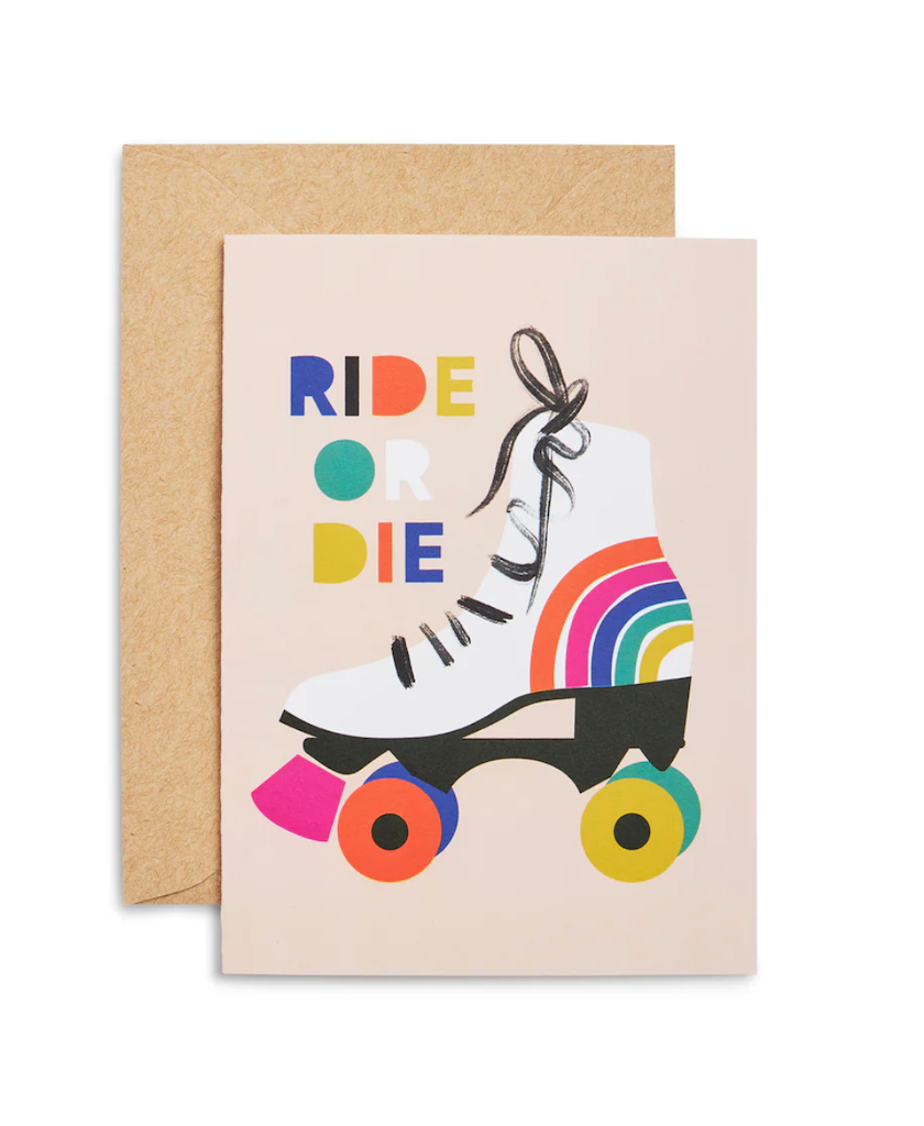 Ampersand Ride or Die Greeting Card