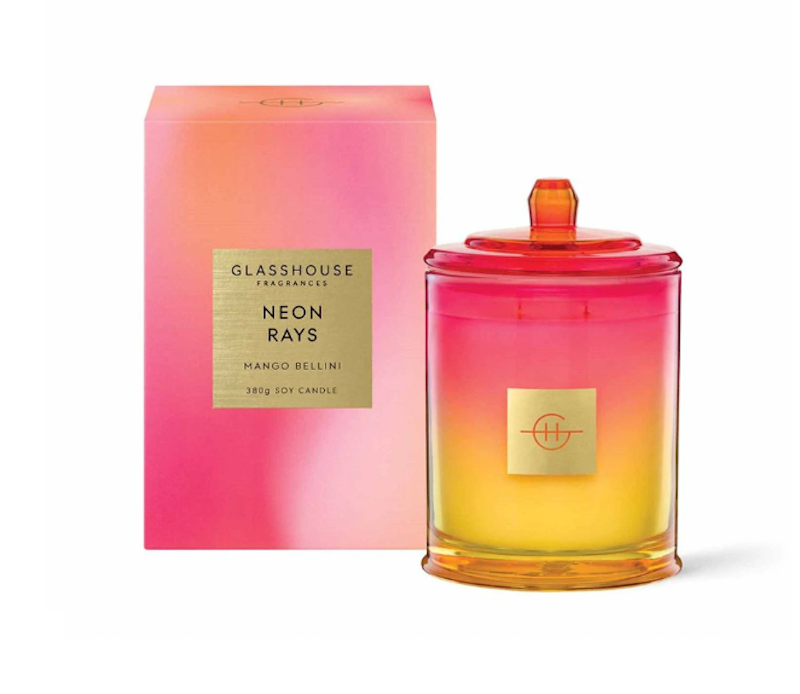 Glasshouse Neon Rays Candle