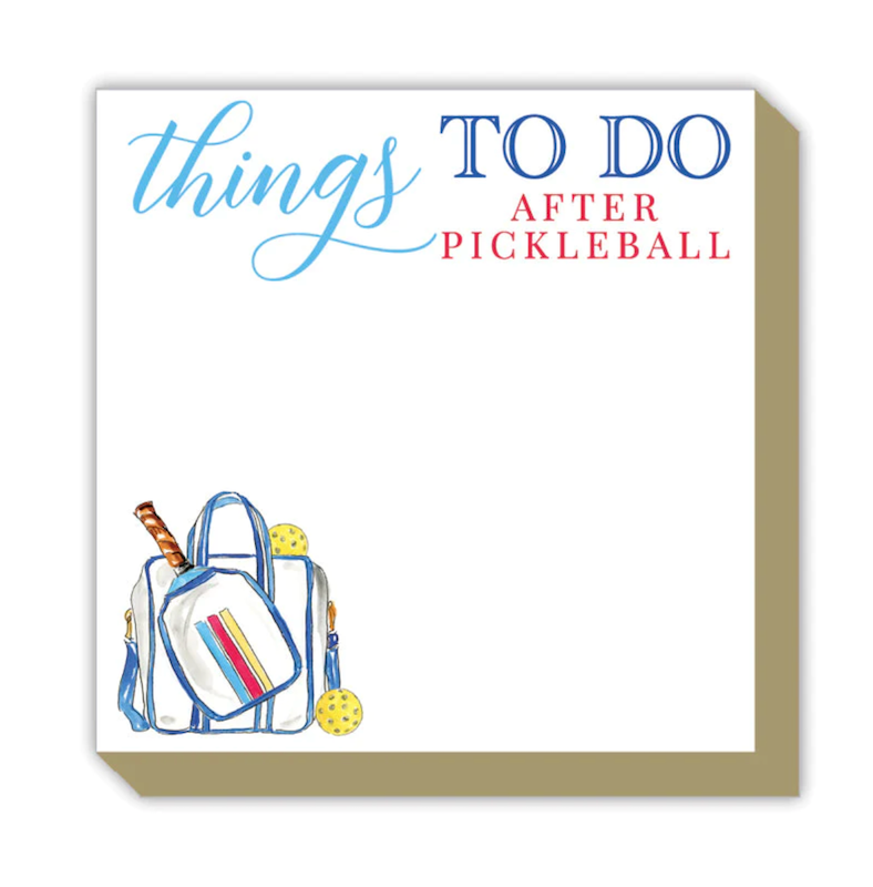 Roseanne Beck After Pickleball Luxe Notepad
