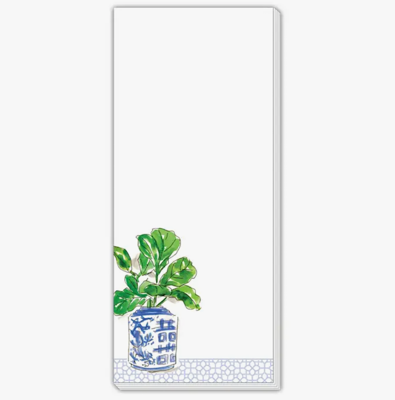 Roseanne Beck Potted Plant Skinny List Pad