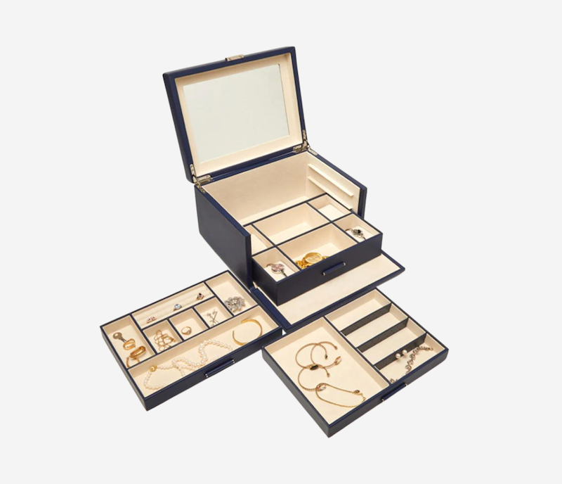 Brouk & Co. Riley 3 Tray Jewelry Box