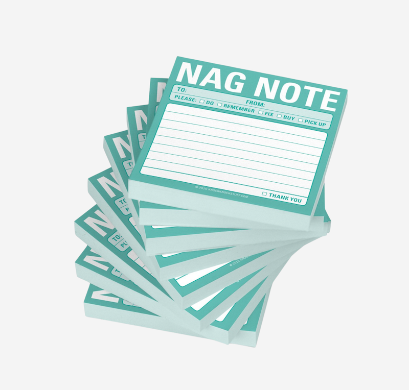 Knock Knock Nag Notes