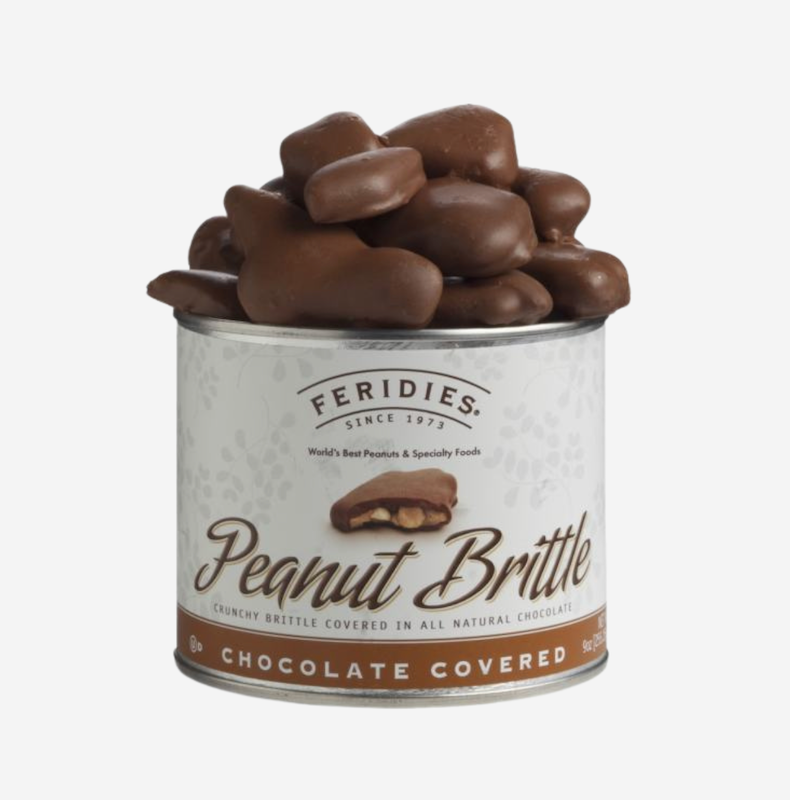 Feridies 9oz Chocolate Covered Peanut Brittle