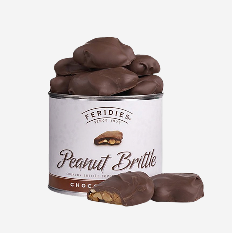 Feridies 9oz Chocolate Covered Peanut Brittle