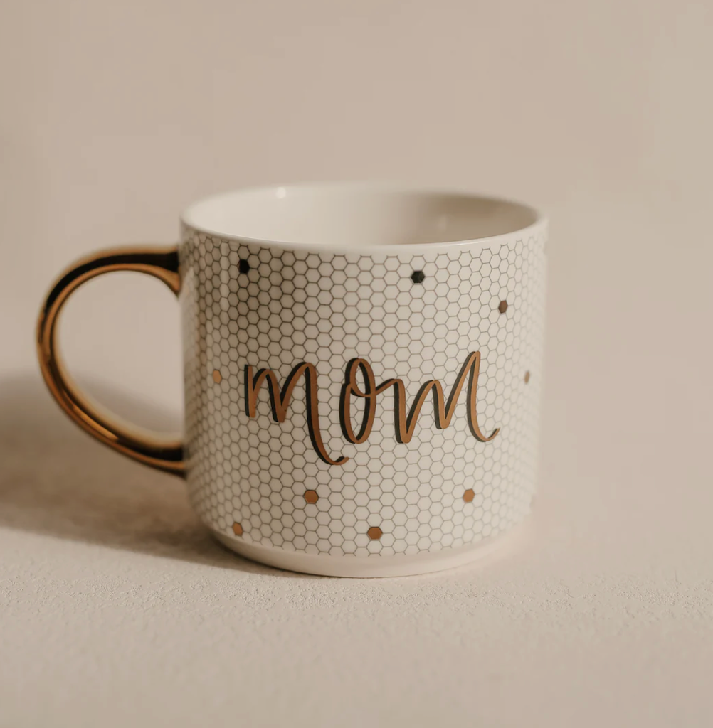 Sweet Water Tile Letter Mom Mug