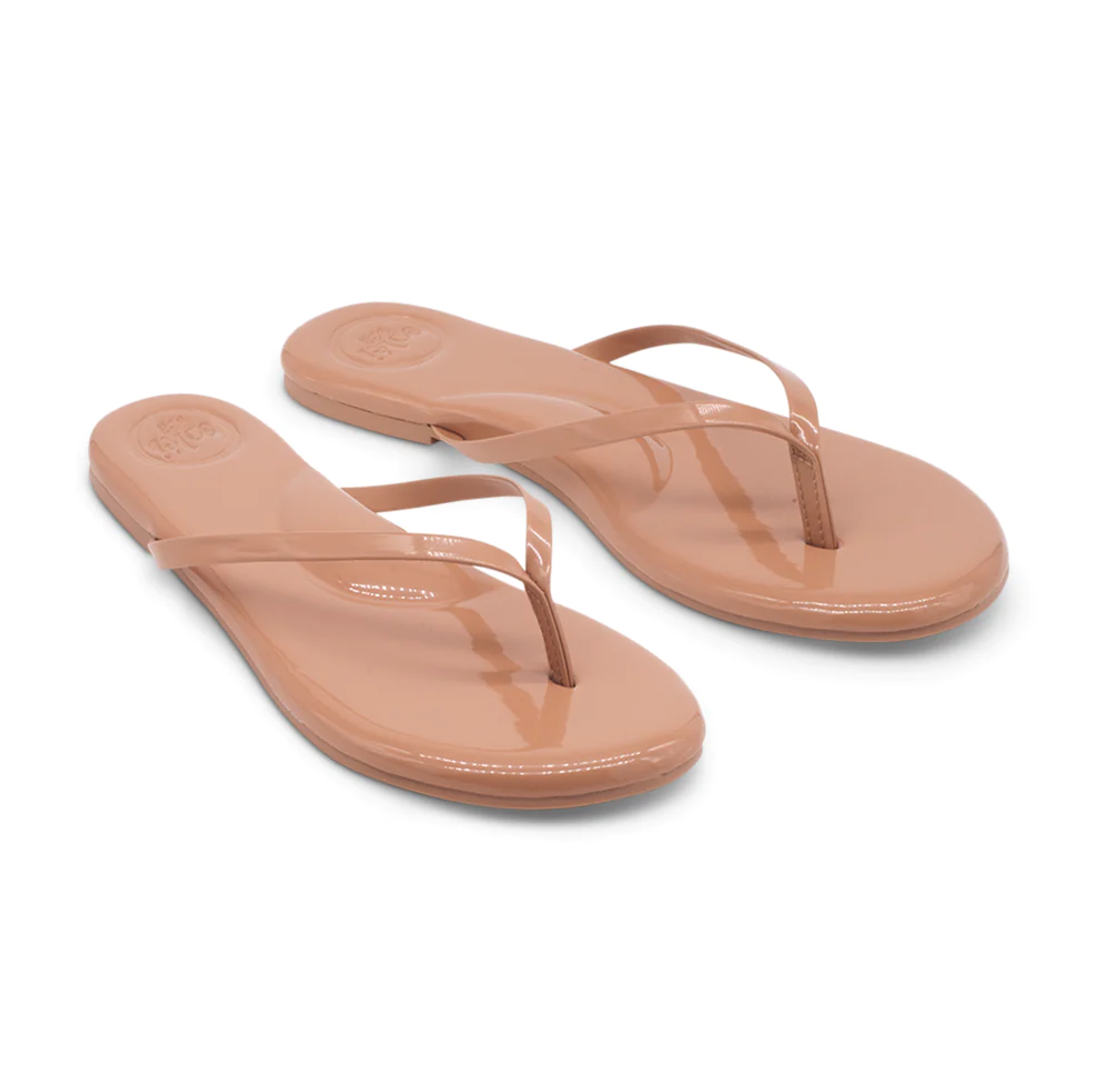 Solei Sea Indie Nude Patent Sandal