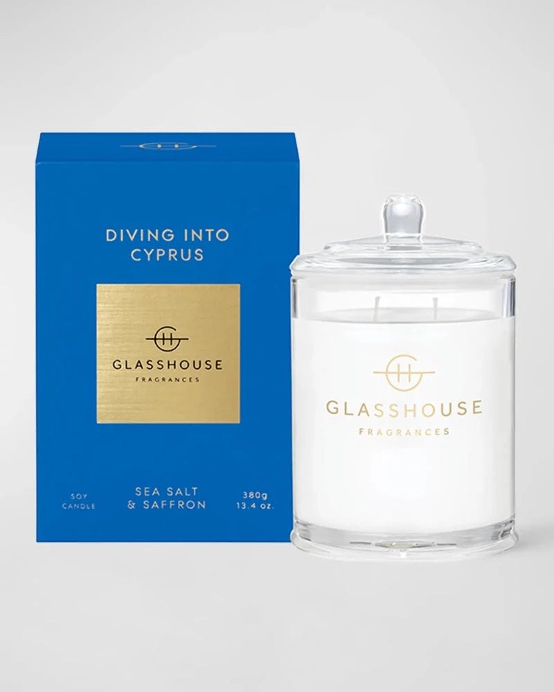 Glasshouse Diving Into Cyprus Candle