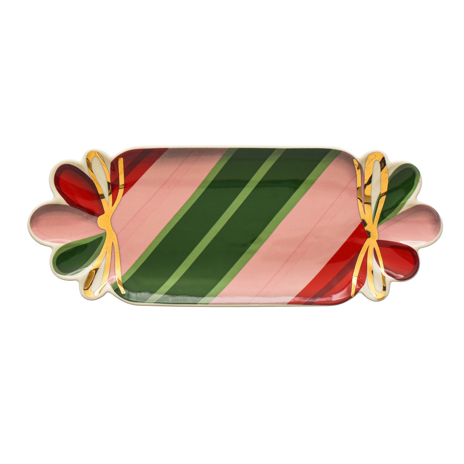 Holiday Candy Shaped Plate